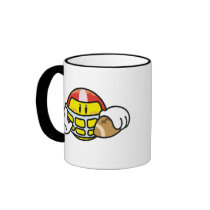 Smiley Football mugs