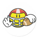 Smiley Football stickers by sport_shop Smiley Football stickers