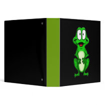 Smiley Frog Binder