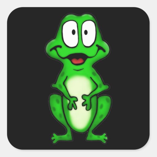 Smiley Frog Stickers Zazzle