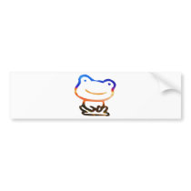 Smiley Froggy Bumper Sticker