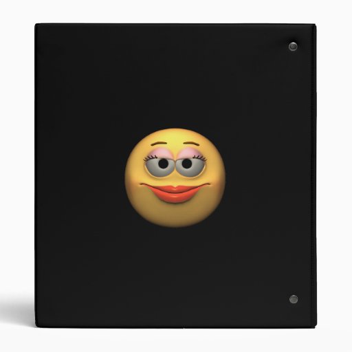 Smiley Girl Binder