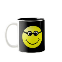 Smiley Glasses mugs by CrazyCups Smiley Glasses mugs