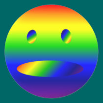 SMILEY GLBT STICKER stickers
