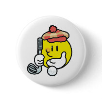 Smiley Golf Button