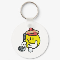 Smiley Golf keychains