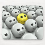 smiley-grey-march mouse pad