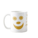 Smiley Happy Face Coffee Mug by jamiecreates1 Smiley Happy Face Coffee Mug