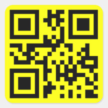 Smiley ☺ Happy Face -- QR Code Square Stickers