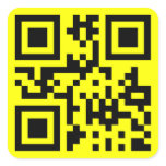 Smiley ☺ Happy Face -- QR Code Square Stickers