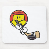 Smiley Hockey mousepads by sport_shop Smiley Hockey mousepads