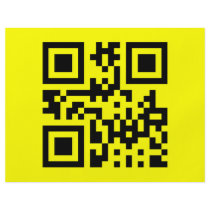 Smiley Inverted ☻ Happy Face -- QR Code Personalised Flyer