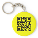 Smiley Inverted ☻ Happy Face -- QR Code keychains