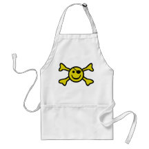 Smiley Jolly Roger Aprons