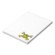 Smiley Jolly Roger Notepad