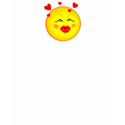 Smiley Kisses Shirt by JuJuGarden