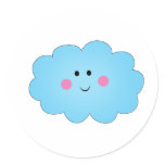 Smiley Kwaii cloud Stickers