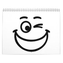 Smiley laugh wall calendars