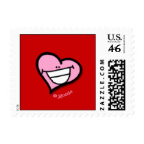 Smiley lil' Love Heart postage