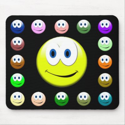 Smiley Mouse Pad by hmaprk