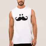 Smiley Mustache face Tee Shirt
