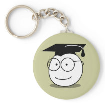 Smiley Nerd Key Chains