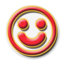 Smiley No. 1 Magnet by ChargePlus Smiley No. 1 Magnet