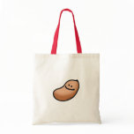 Smiley peanut tote bag