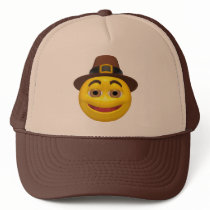 Smiley Pilgrim Thanksgiving Hat