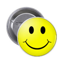 Smiley Pinback Button