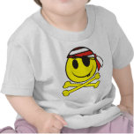 Smiley Pirate 02 t-shirts
