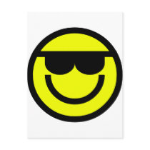 Smiley postcards