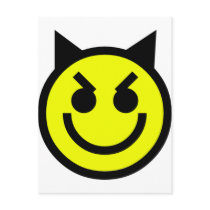 Smiley postcards