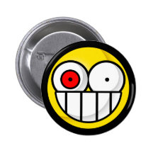 Smiley Psychotic Button