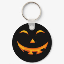 Smiley pumpkin keychains