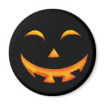 Smiley pumpkin magnets