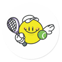 Smiley Racquetball stickers