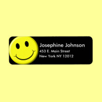 Smiley Return Address Labels labels