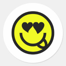 Smiley Round Stickers