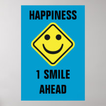 Smiley Sign Poster