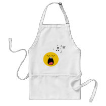 Smiley singer apron