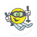 Smiley Skiing stickers by sport_shop Smiley Skiing stickers