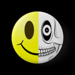 Smiley Skull Button