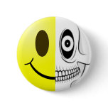 Smiley Skull Button