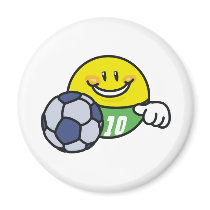 Smiley Soccer magnets by sport_shop Smiley Soccer magnets
