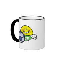 Smiley Soccer mugs by sport_shop Smiley Soccer mugs