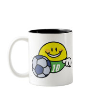 Smiley Soccer mugs by sport_shop Smiley Soccer mugs