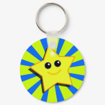 SMILEY STAR Keychain