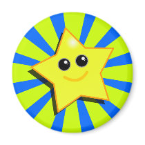 SMILEY STAR Magnet