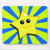 SMILEY STAR Mousepad mousepads